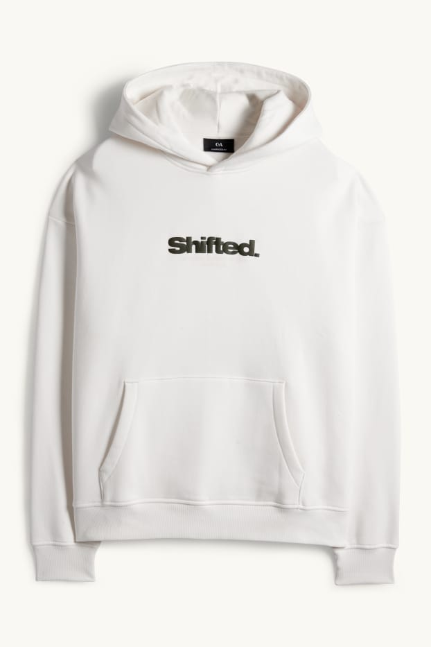 Herren - Oversized-Hoodie - weiß