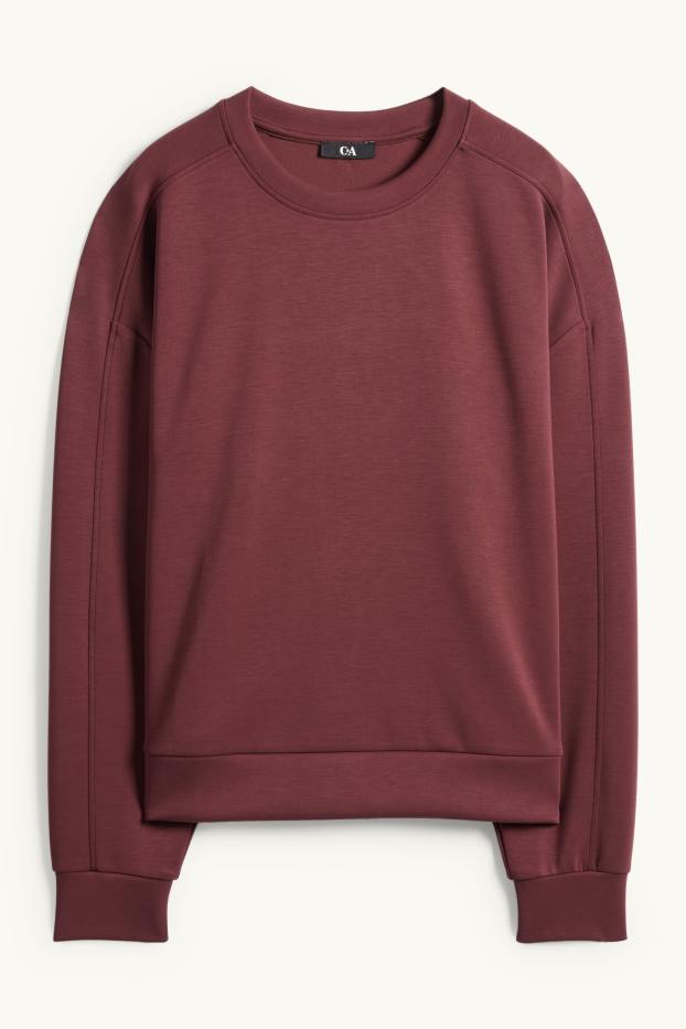 Damen - Sweatshirt - bordeaux