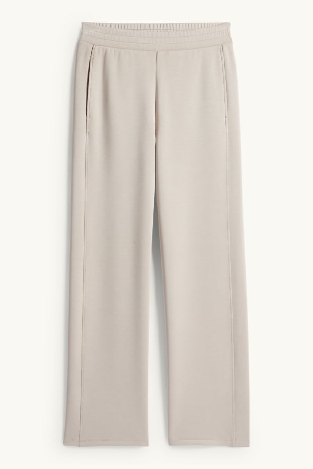 Femei - Pantaloni de trening - gri deschis