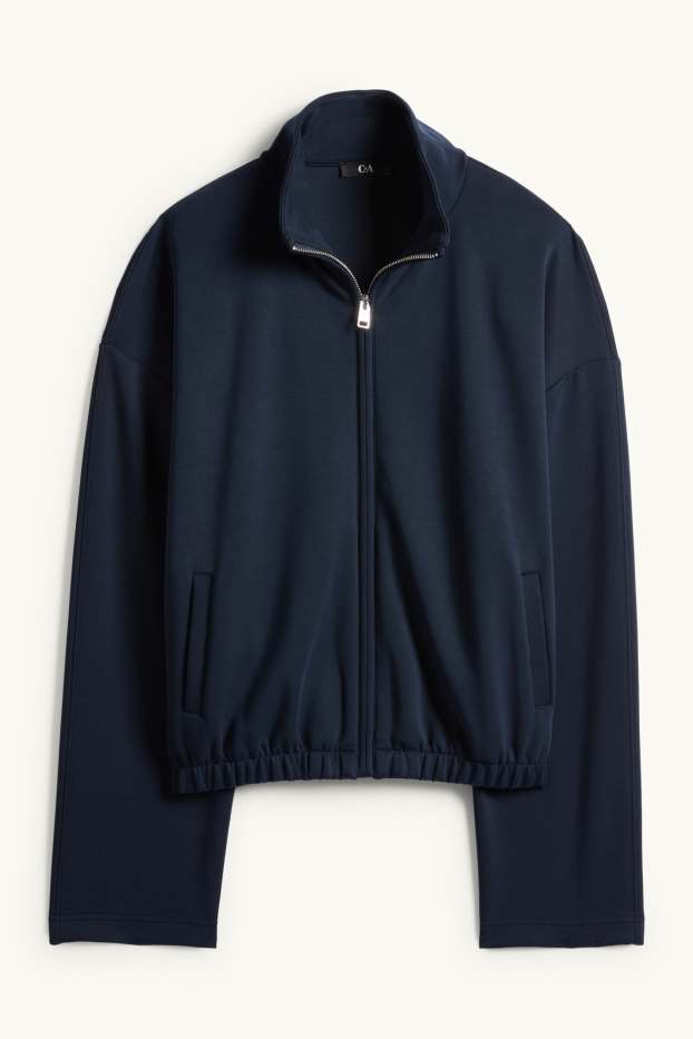 Femmes - Sweat à capuche - bleu foncé