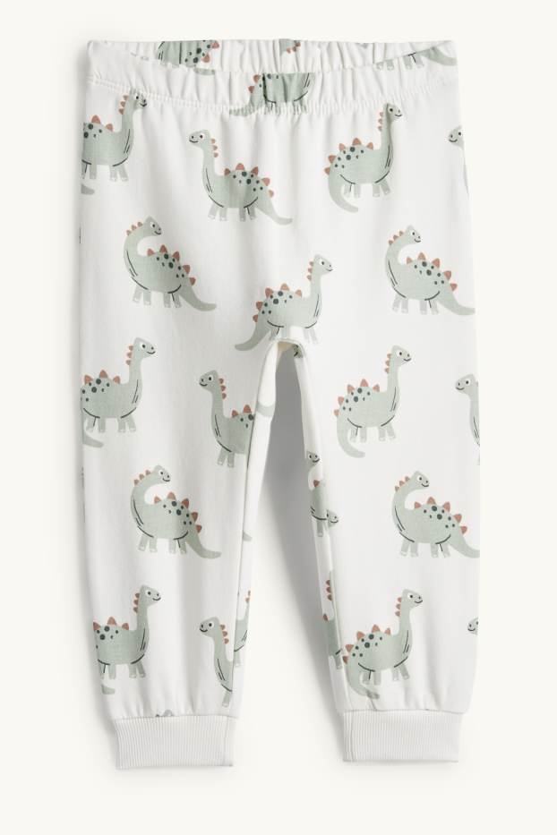 Miminka - chlapci - Dinosauři - pyžamo pro miminka - 2dílné - mátově zelená
