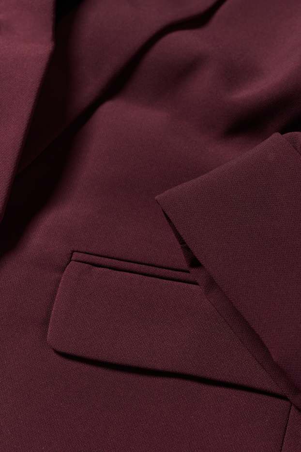 Women - Business blazer - regular fit - bordeaux