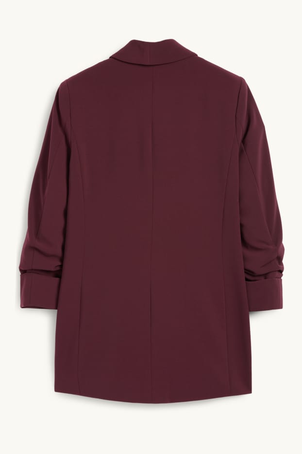 Women - Business blazer - regular fit - bordeaux