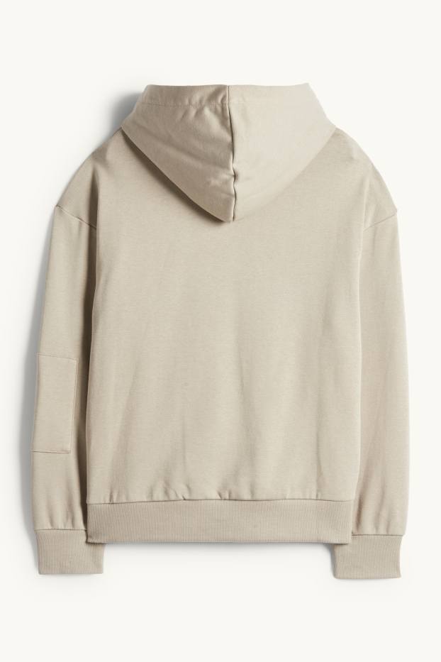 Kinder Buben - Gaming-Controller - Hoodie - beige