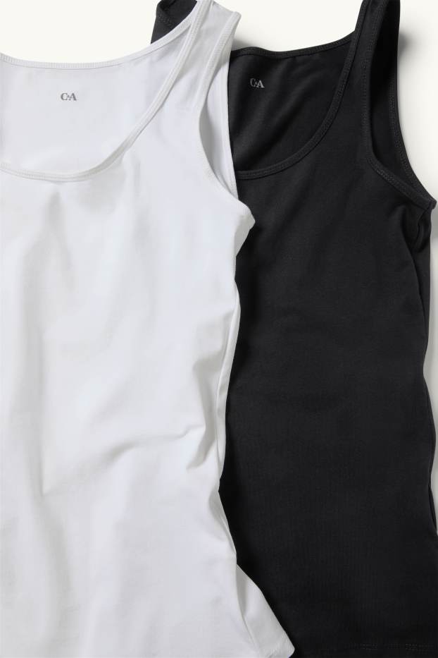 Women - Multipack of 2 - top - black / white