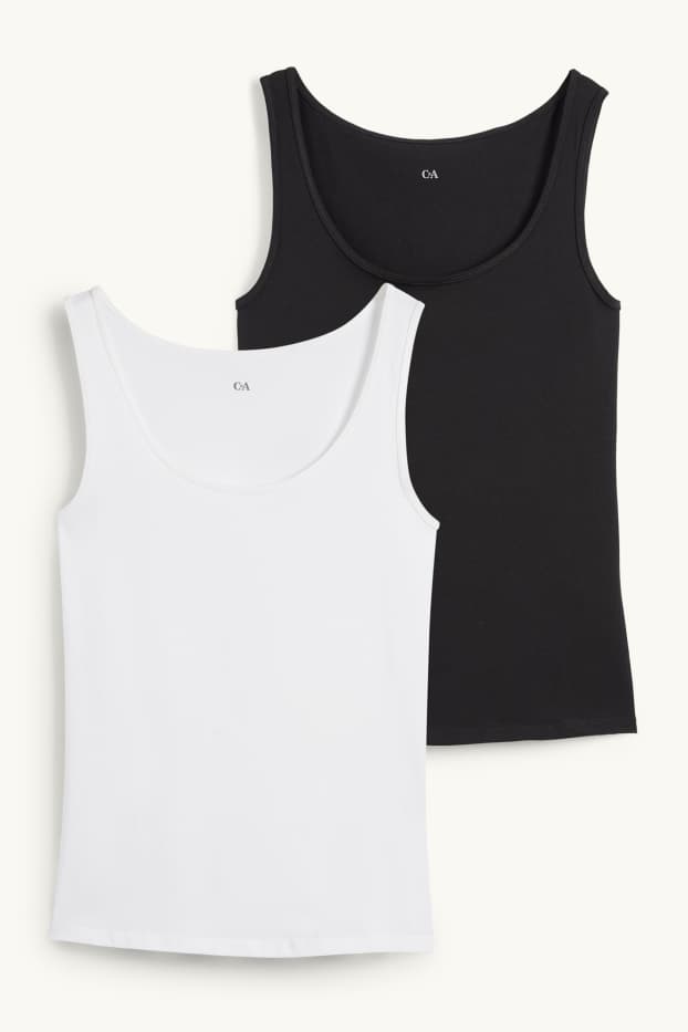 Women - Multipack of 2 - top - black / white