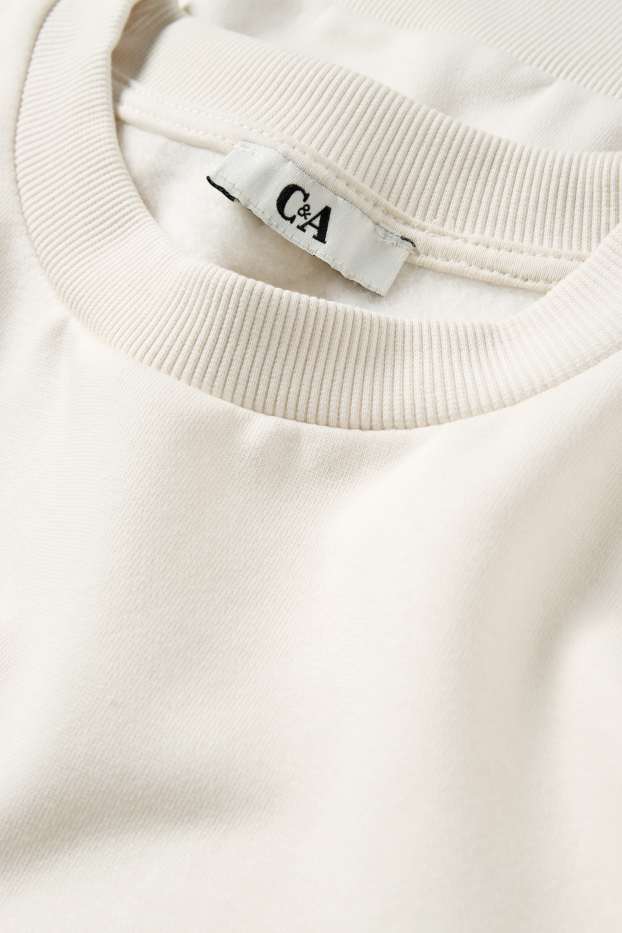 Damen - Sweatshirt - hellbeige