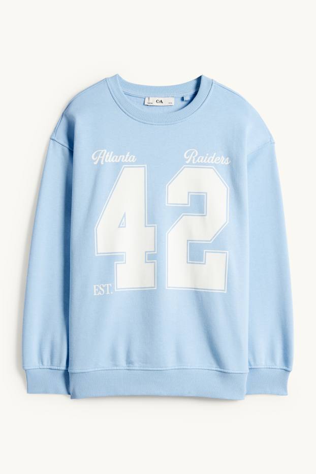 Bambine - Atlanta - felpa - azzurro