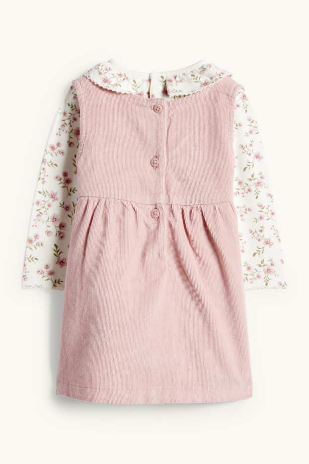 Baby Girls - Floral - baby outfit - 2 piece - rose