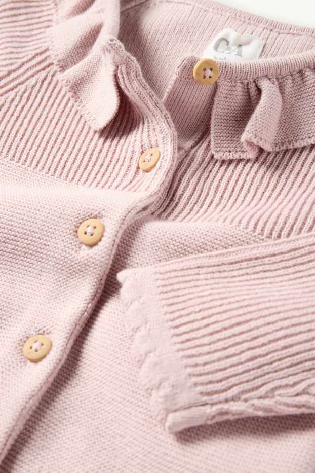 Bébés filles - Combinaison en maille bébé - rose