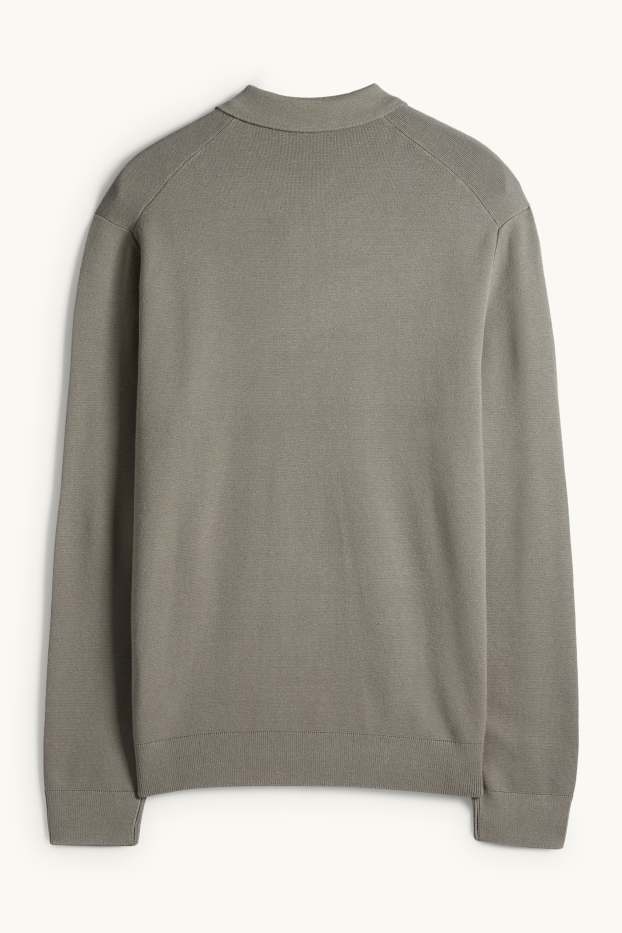 Herren - Pullover - grün