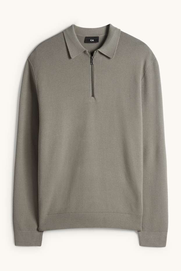 Herren - Pullover - grün