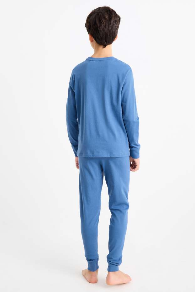 Nen - Avengers - conjunt - pijama i bòxers - 5 peces - blau / blau fosc