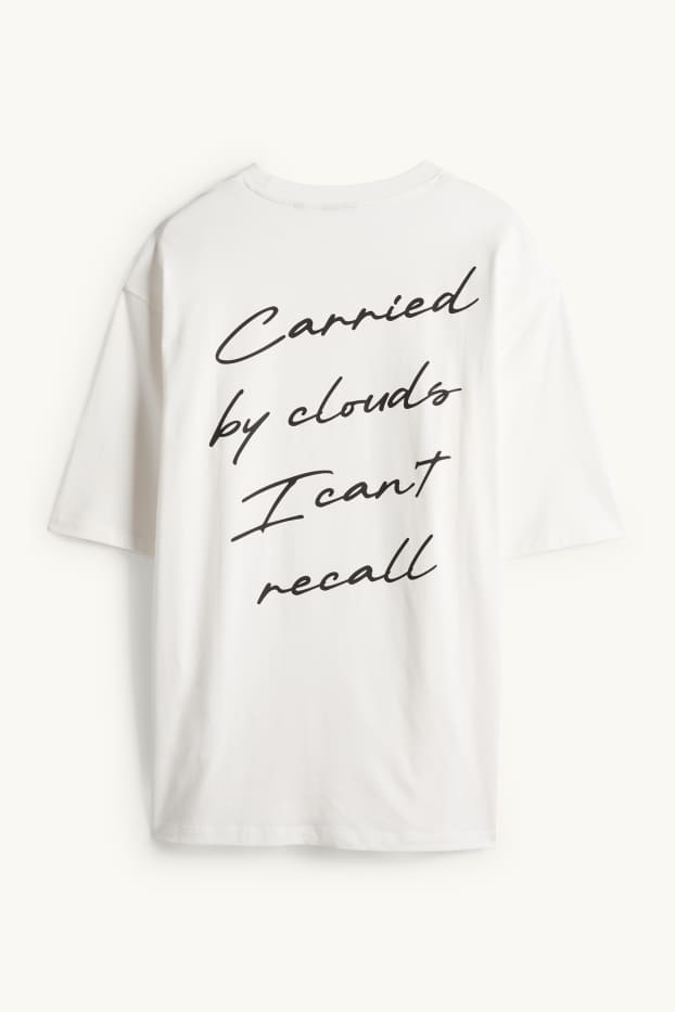 Herren - T-Shirt - Oversized - weiß