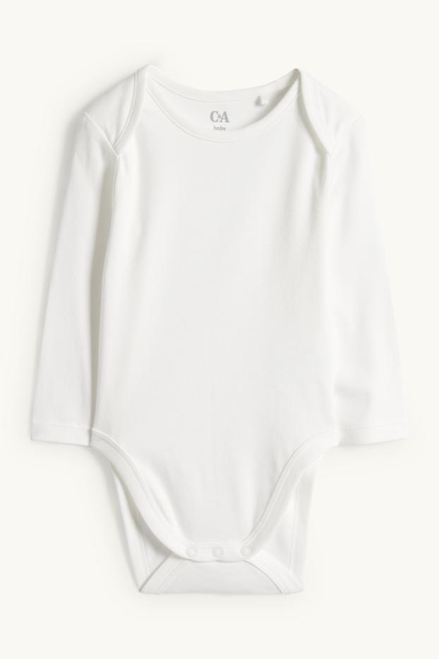 Unisex - Orsetto - set con tutina - 2 pezzi - bianco crema