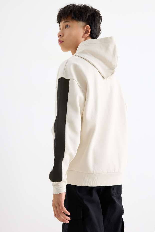 Children Boys - Skate - hoodie - light beige
