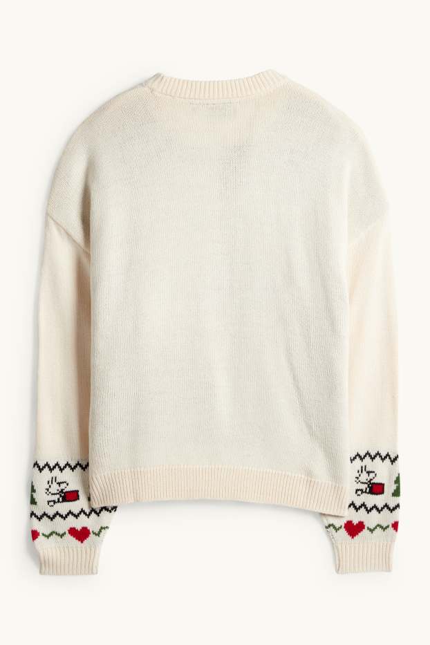 Women - Christmas jumper - Peanuts - cremewhite
