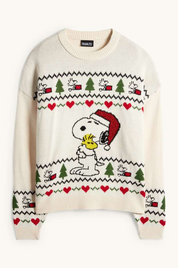 Women - Christmas jumper - Peanuts - cremewhite