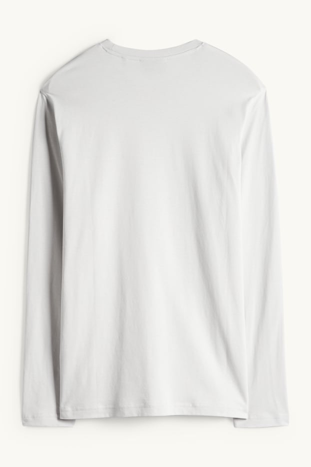 Home - Samarreta de màniga llarga - gris clar