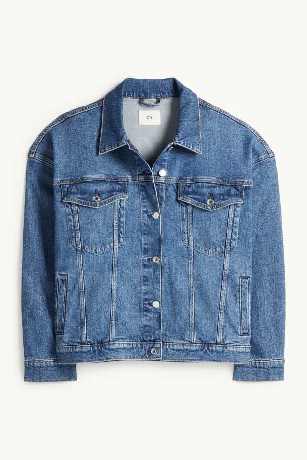 Women - Denim jacket - blue denim