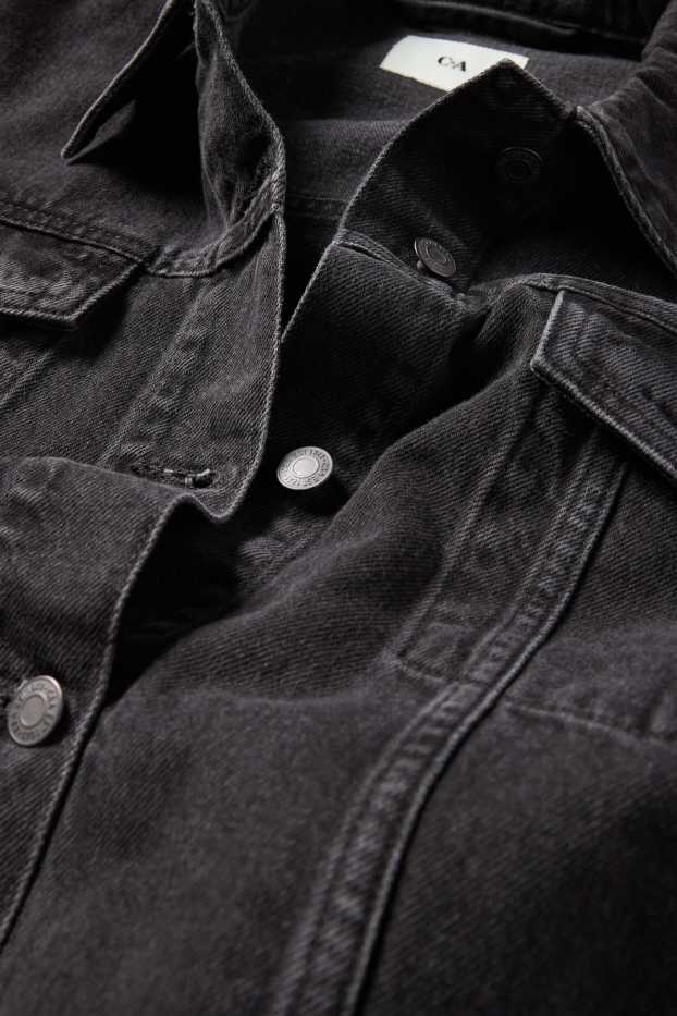 Damen - Jeansjacke - dunkeljeansgrau