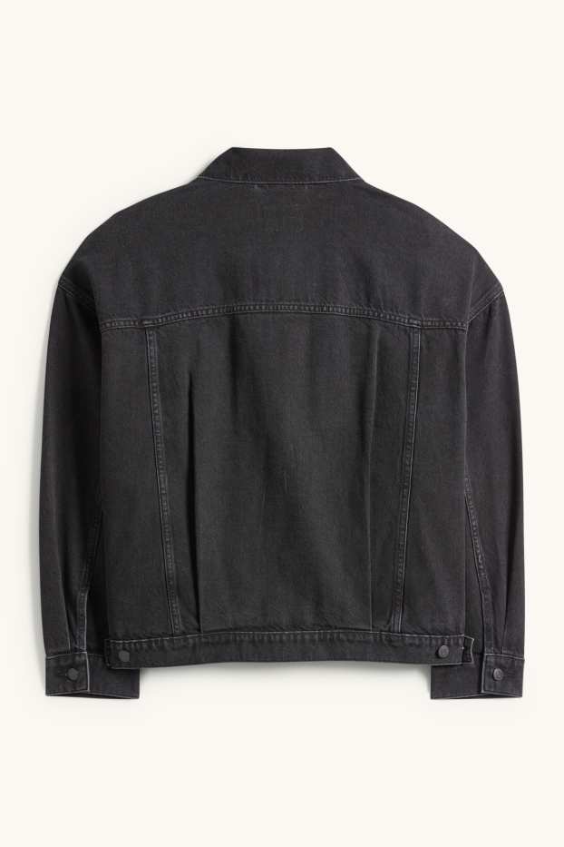 Damen - Jeansjacke - dunkeljeansgrau