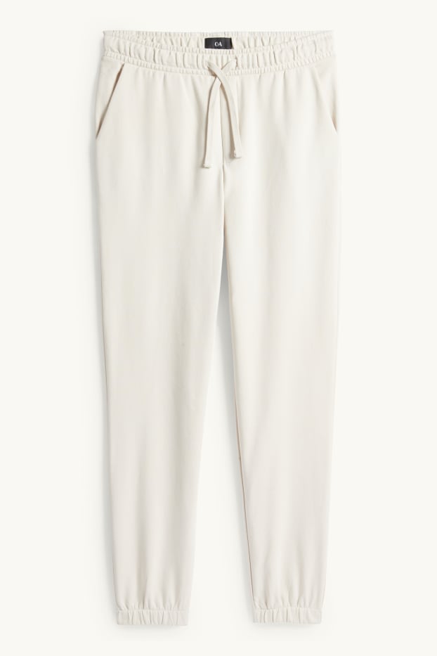 Hommes - Bas de jogging - blanc crème