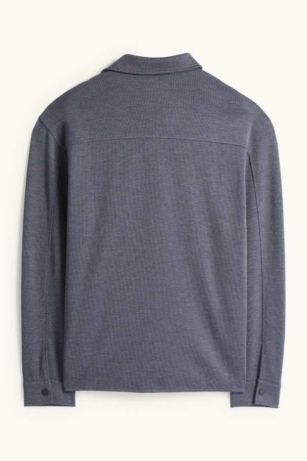 Hombre - Sobrecamisa - relaxed fit - Kent - azul oscuro