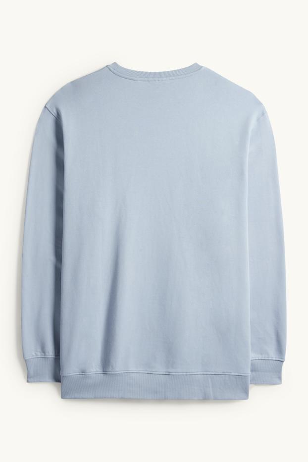 Hommes - Sweat - bleu clair