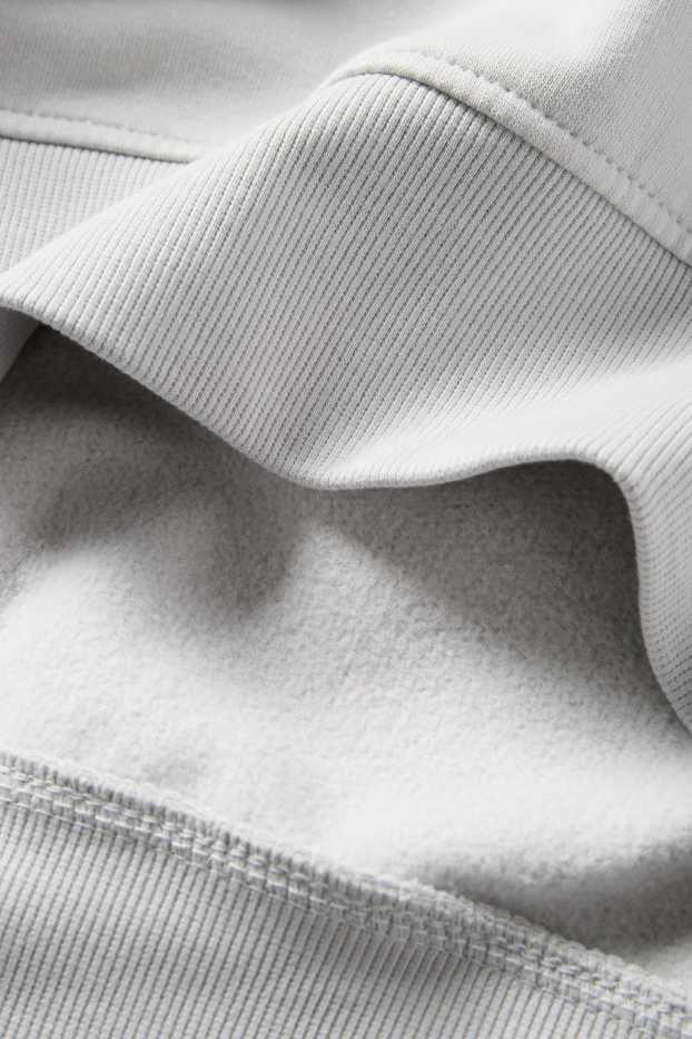 Bărbați - Bluză de molton - gri deschis