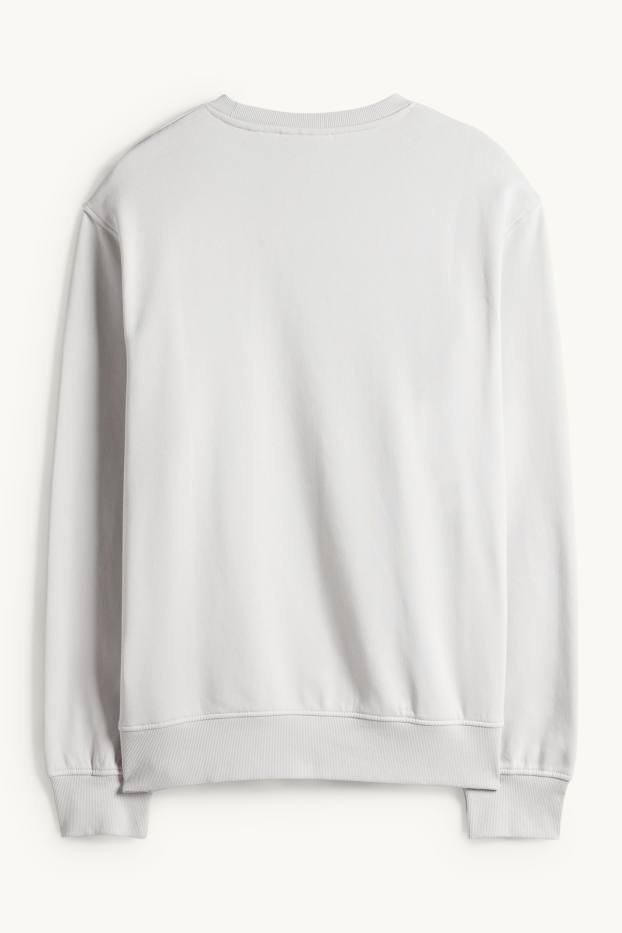 Bărbați - Bluză de molton - gri deschis