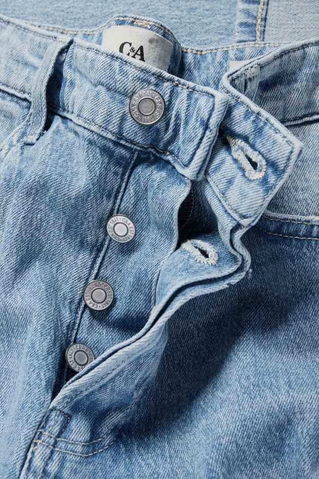 Damen - Boyfriend Jeans - Mid Waist - LYCRA® - jeansblau