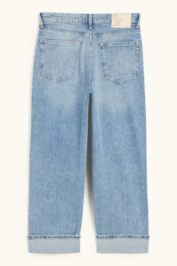 Damen - Boyfriend Jeans - Mid Waist - LYCRA® - jeansblau
