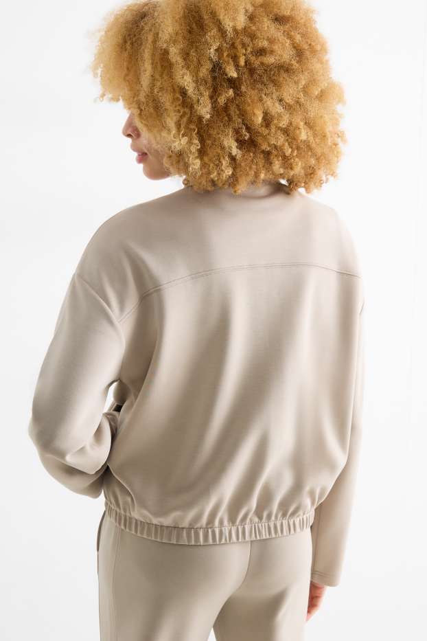 Femmes - Sweat à capuche - gris clair