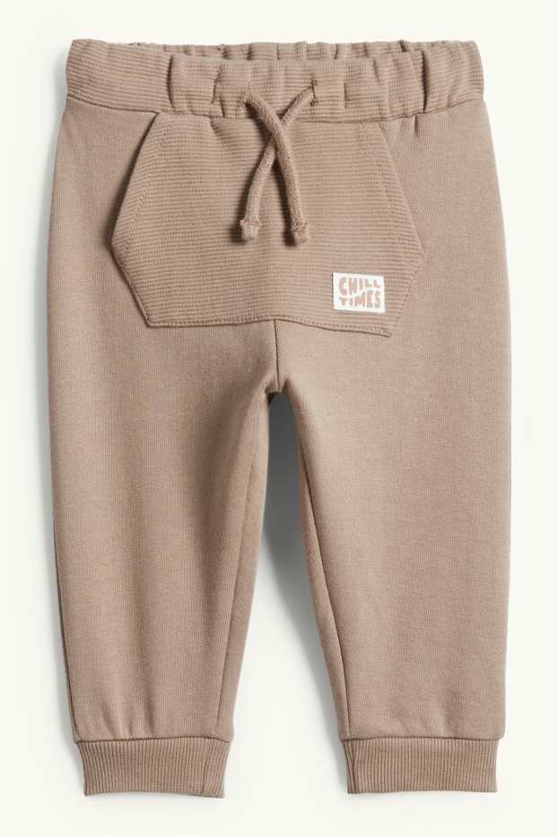 Baby Jungen - Baby-Jogginghose - hellbraun