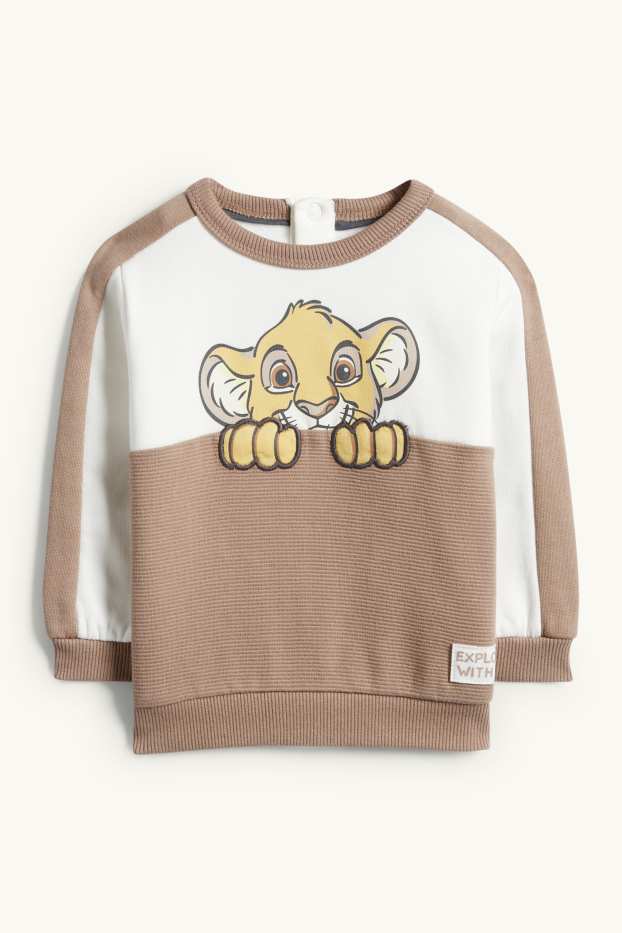 Neonati - Il Re Leone - felpa per neonati - marrone chiaro