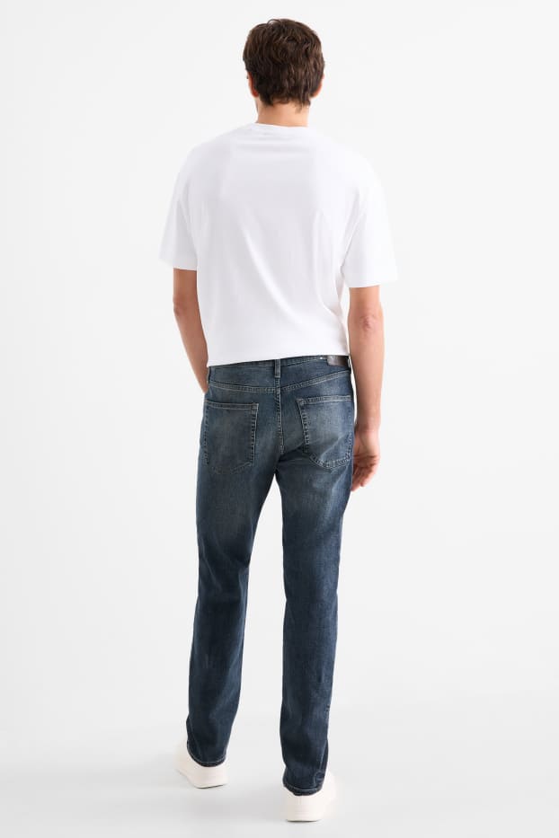 Hommes - Straight jean - LYCRA® - jean bleu foncé