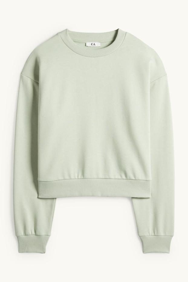 Damen - Sweatshirt - hellgrün