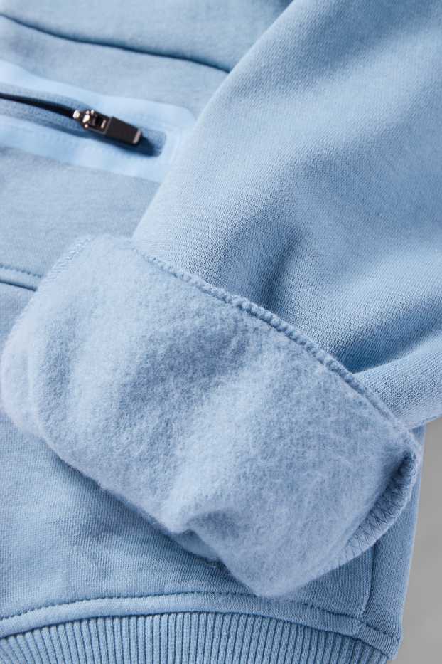 Bambini - Set - felpa con cappuccio e pantaloni sportivi - 2 pezzi - blu