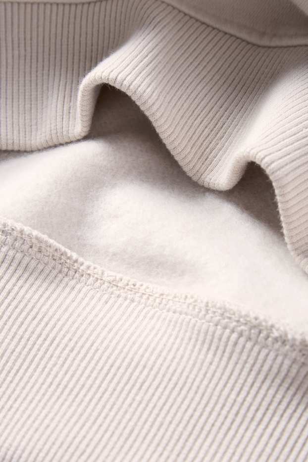 Niños - Dinosaurio - conjunto - sudadera y pantalón de deporte - 2 prendas - beige claro