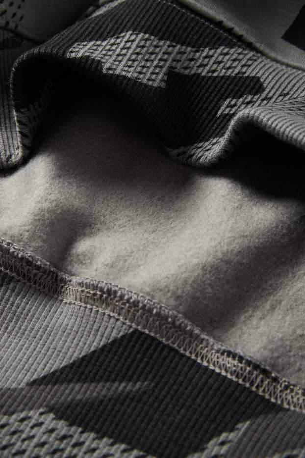 Children Boys - Sweatshirt - patterned - gray / black