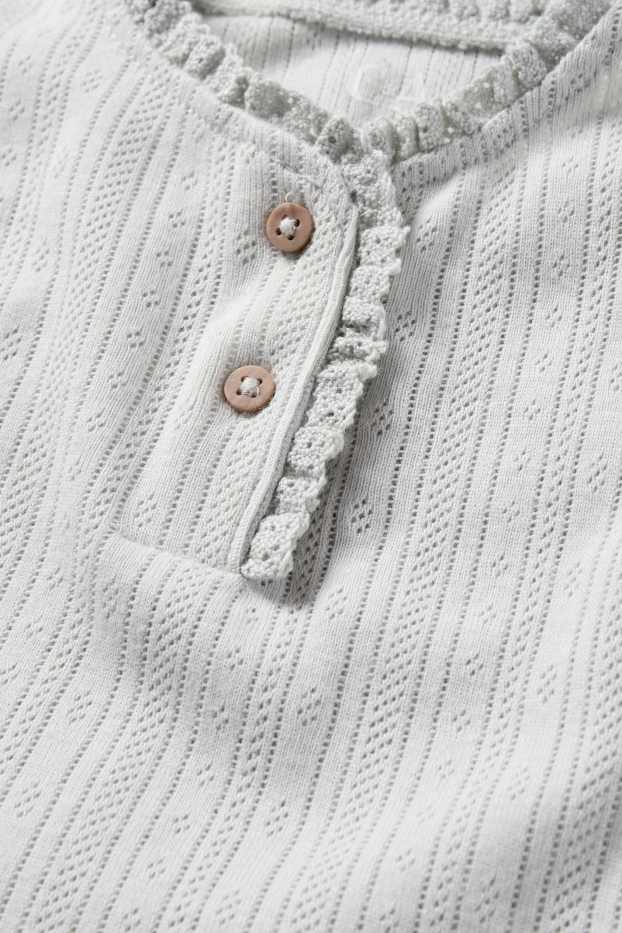 Baby Mädchen - Baby-Langarmshirt - mintgrün