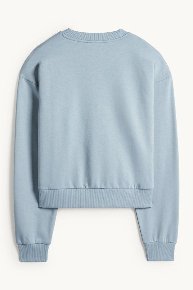 Damen - Sweatshirt - hellblau