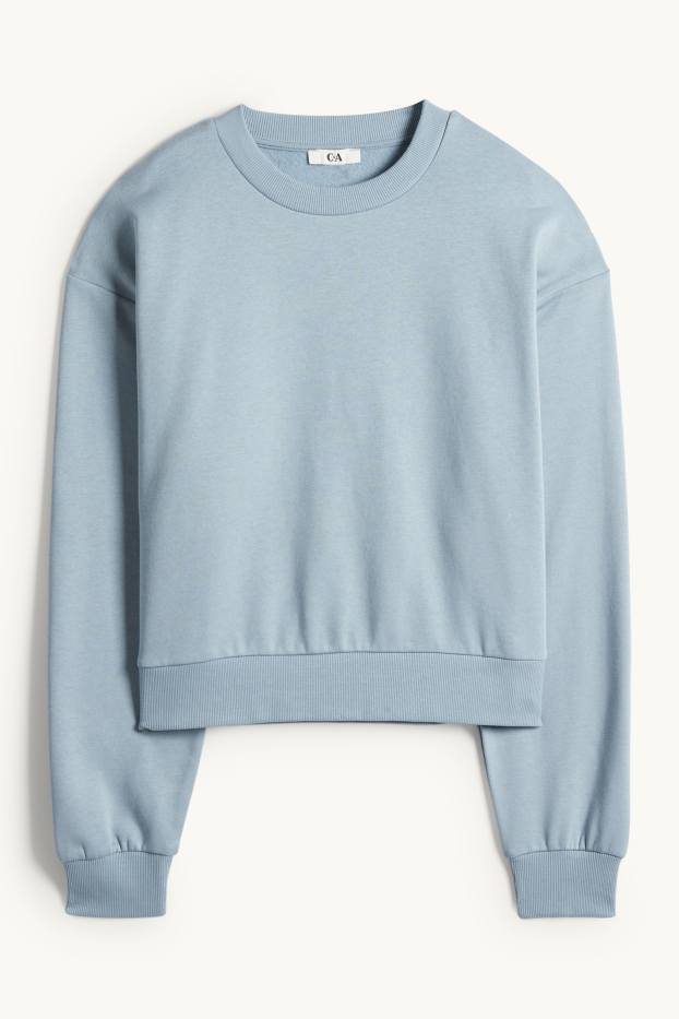 Damen - Sweatshirt - hellblau