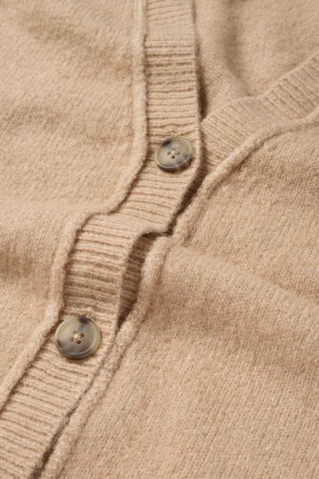 Femmes - Gilet de maille - beige