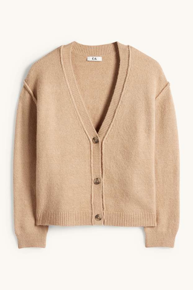 Femmes - Gilet de maille - beige