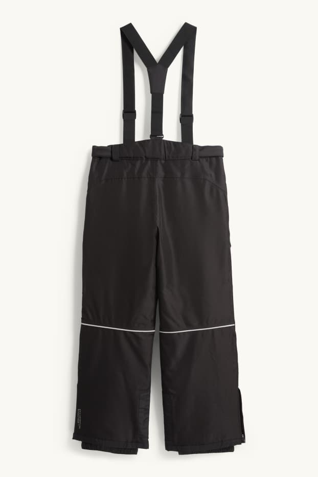 Kinderen: jongens - Skibroek - waterdicht - zwart