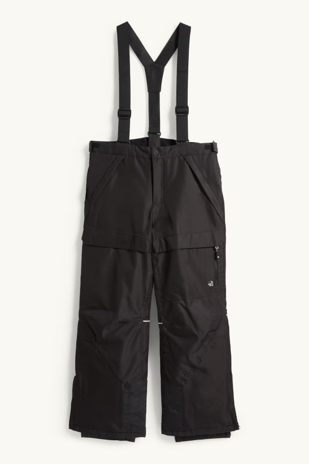 Kinderen: jongens - Skibroek - waterdicht - zwart