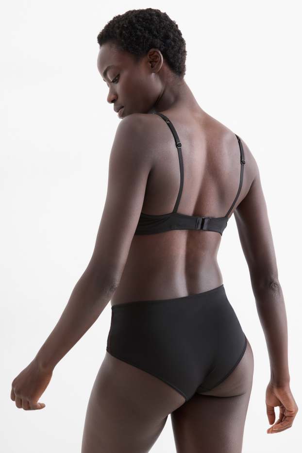 Donna - Slip - bordeaux / nero