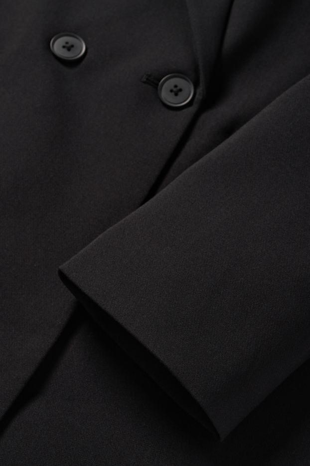 Femmes - Blazer long oversize - noir